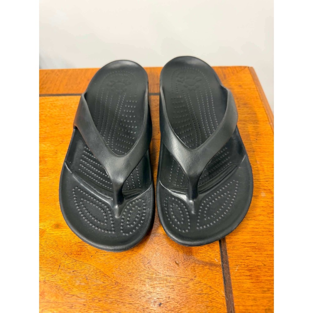 New Dawgs Z-Sandals Black Flip Flop Comfort Sandals Womens Size 9 EU 40